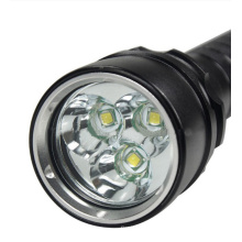 NUEVO CREE XM-L U2 * 3 LED de la antorcha del salto mini linterna llevada 4000 de los lúmenes de los lúmenes